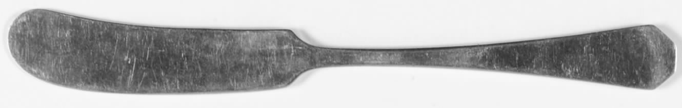 Campania (Sterling, 1914) Flat Handle Butter Spreader by Wallace Silver-1