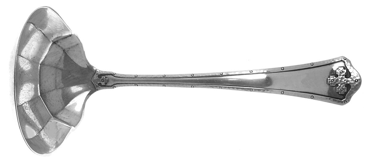 Carmel (Sterling, 1912) Large Gravy Ladle, Solid Piece by Wallace Silver-1