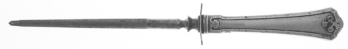 Carmel (Sterling, 1912) Small Steel Rod Sharpener Knife by Wallace Silver-1