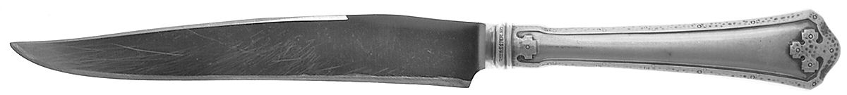 Carmel (Sterling, 1912) Small Steak Carving Knife with Stainless Blade by Wallace Silver-1