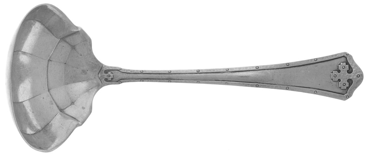 Carmel (Sterling, 1912) Solid Gravy Ladle by Wallace Silver-1