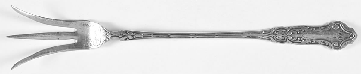 Cardinal (Silverplate, 1907) Large Lettuce Serving Fork by Wallace Silver-1