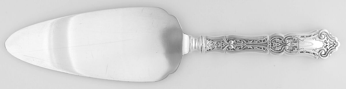 Cardinal (Silverplate, 1907) Pie Server with Silverplate Blade by Wallace Silver-1