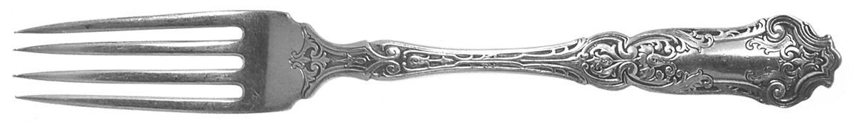 Cardinal (Silverplate, 1907) Youth Fork by Wallace Silver-1