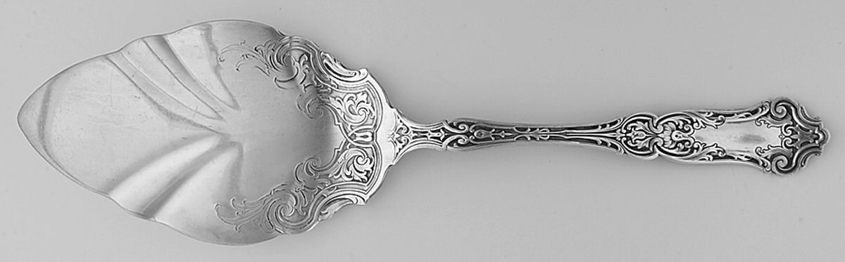 Cardinal (Silverplate, 1907) Large Solid Pie Knife by Wallace Silver-1