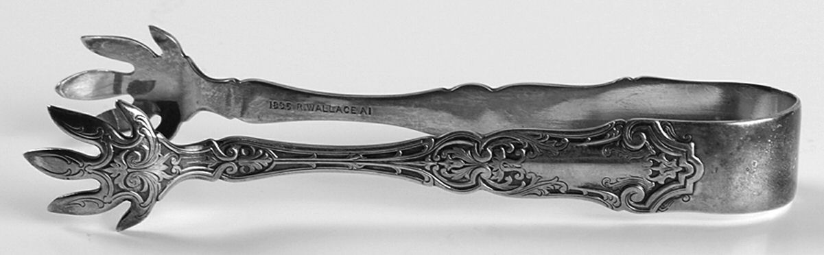 Cardinal (Silverplate, 1907) Sugar Tongs by Wallace Silver-1