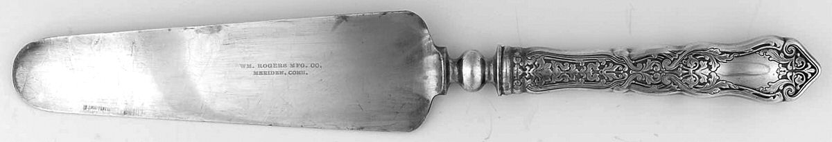 Cardinal (Silverplate, 1907) Cake Knife with Silverplate Blade by Wallace Silver-1