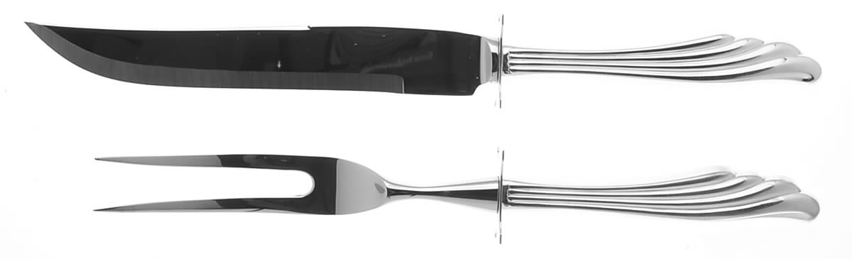 Caribbean (Sterling, 1984) Small Stainless Blade 2-Piece Steak Carving Set by Wallace Silver-1