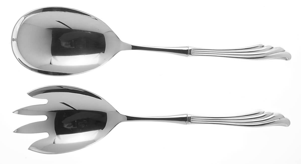Caribbean (Sterling, 1984) 2 Pc Salad Set with Stainless Bowl by Wallace Silver-1