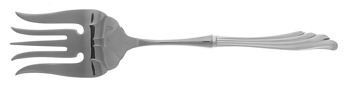 Caribbean (Sterling, 1984) Stainless-Tine Utility Serving Fork by Wallace Silver-1