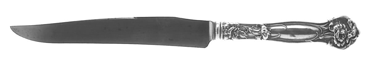 Carnation (Sterling, 1909) Small Steak Carving Knife with Stainless Blade by Wallace Silver-1