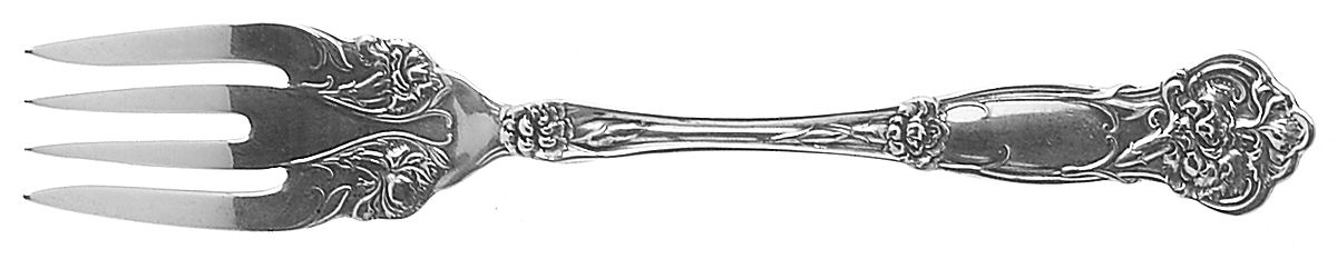 Carnation (Sterling, 1909) Individual Salad Fork by Wallace Silver-1