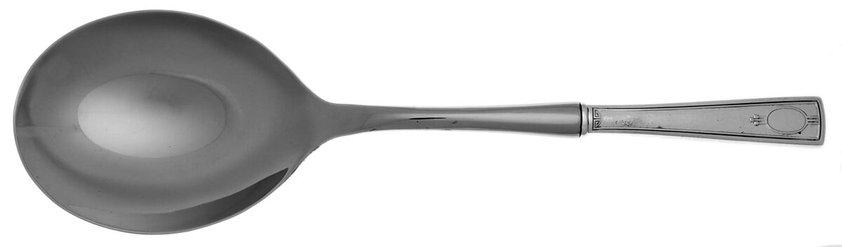 Carthage (Sterling, 1917) Casserole Spoon with Smooth Stainless Bowl HC by Wallace Silver-1