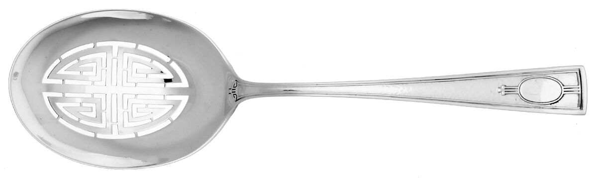 Carthage (Sterling, 1917) Ice Serving Spoon Large by Wallace Silver-1