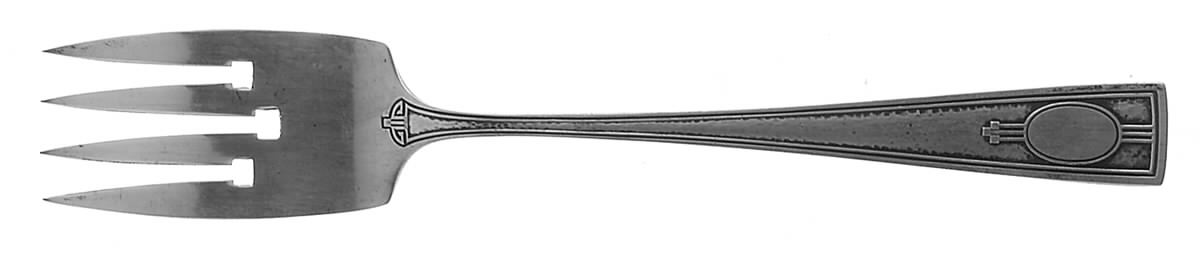 Carthage (Sterling, 1917) Individual Solid Fish Fork by Wallace Silver-1