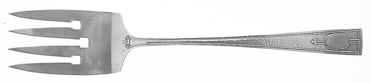 Carthage (Sterling, 1917) Solid Salad Serving Fork by Wallace Silver-1