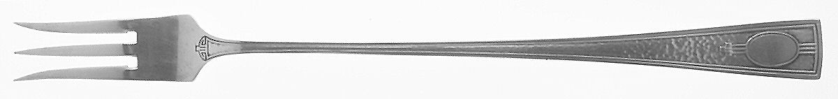 Carthage (Sterling, 1917) Long Handle Olive Fork by Wallace Silver-1