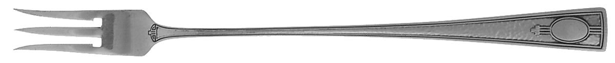 Carthage (Sterling, 1917) Long Handle Pickle/Olive Fork by Wallace Silver-1