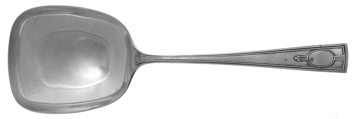 Carthage (Sterling, 1917) Small Solid Berry/Casserole Spoon by Wallace Silver-1