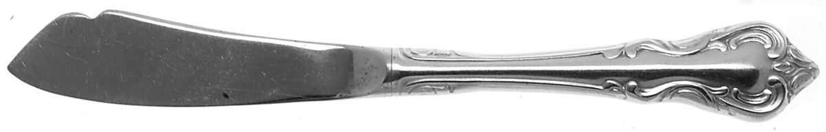 Charlottesville (Stainless) Hollow Handle Master Butter Knife by Wallace Silver-1