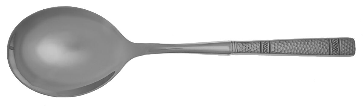 Cheyenne (Stainless) Casserole Spoon with Smooth Stainless Bowl HC by Wallace Silver-1