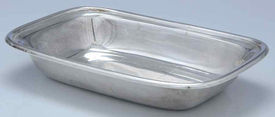 Chelsea (Sterling, Hollowware) Rectangular Covered Vegetable,No Lid by Wallace Silver-1