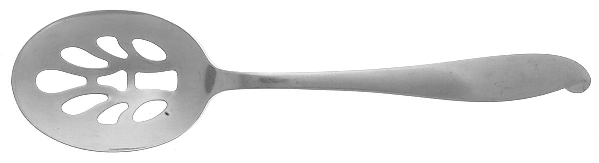 Circe (Stainless) Pierced Tablespoon (Serving Spoon) by Wallace Silver-1