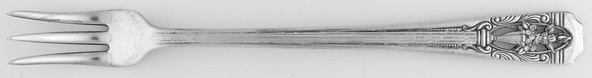 Classic Filigree (Silverplate, 1937) Cocktail/Seafood Fork by Wallace Silver-1