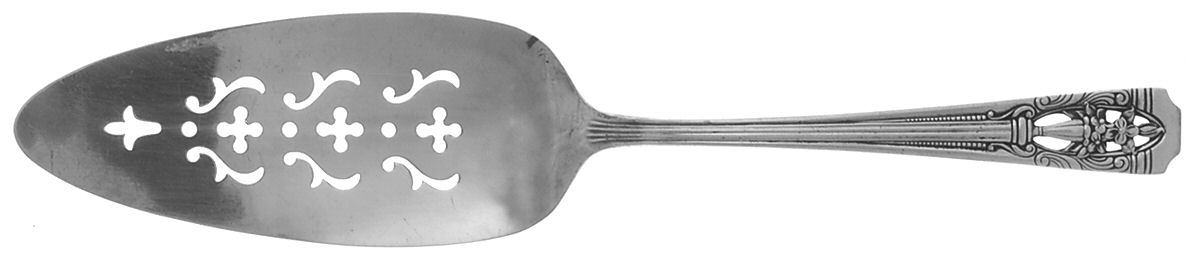 Classic Filigree (Silverplate, 1937) Solid Pierced Pie Server by Wallace Silver-1