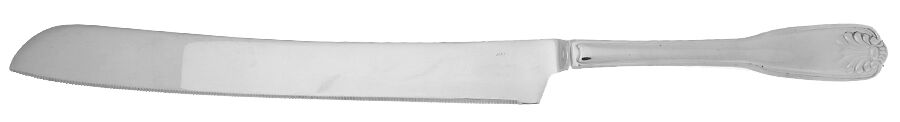 Coquille (Stainless) Wedding Cake Knife with Stainless Blade HC by Wallace Silver-1