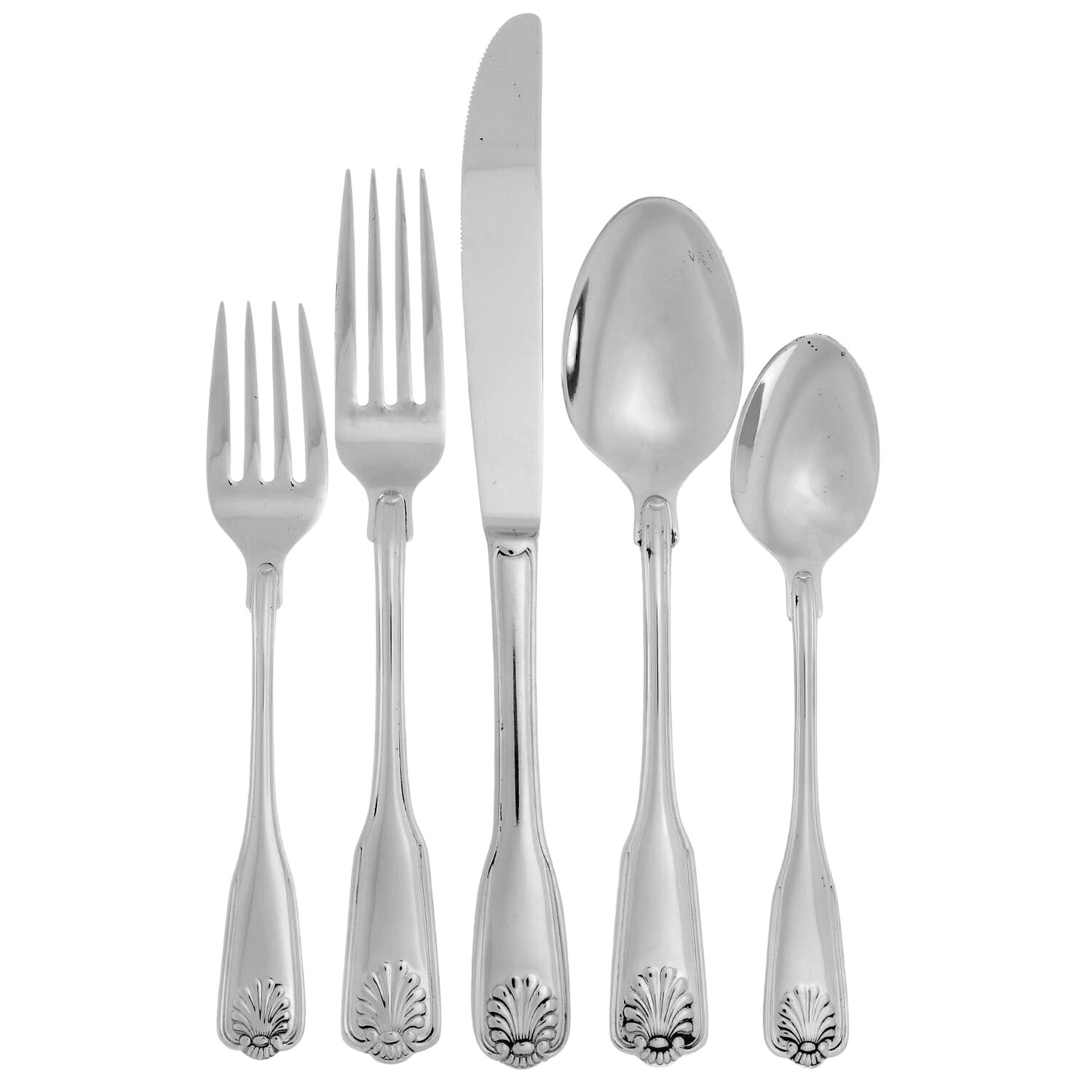 Coquille (Stainless) 5 Piece Place Setting by Wallace Silver-1