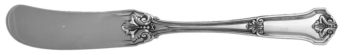 Corinthian (Sterling, 1911) Flat Handle Butter Spreader by Wallace Silver-1