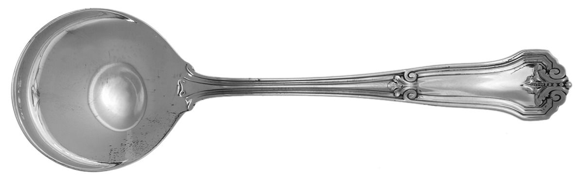 Corinthian (Sterling, 1911) Round Bowl Soup Spoon (Bouillon) by Wallace Silver-1