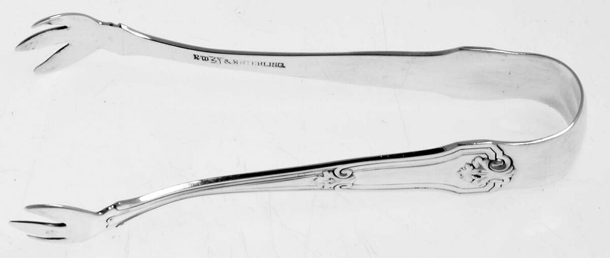 Corinthian (Sterling, 1911) Bon Bon Tongs by Wallace Silver-1