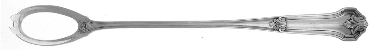 Corinthian (Sterling, 1911) Pierced Bowl Long Handle Olive Spoon by Wallace Silver-1