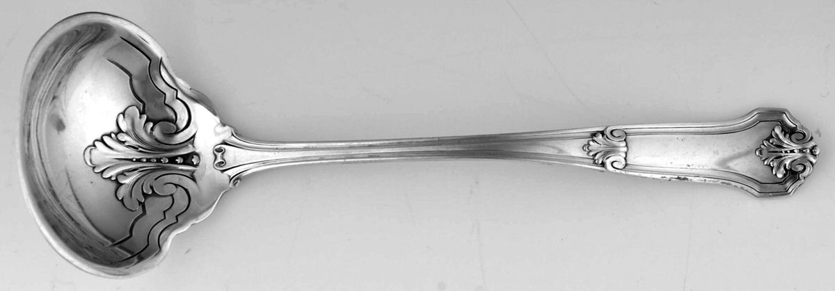 Corinthian (Sterling, 1911) Solid Piece Cream Ladle by Wallace Silver-1
