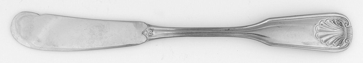 Coral (Stainless) Master Butter Spreader, Solid Piece by Wallace Silver-1