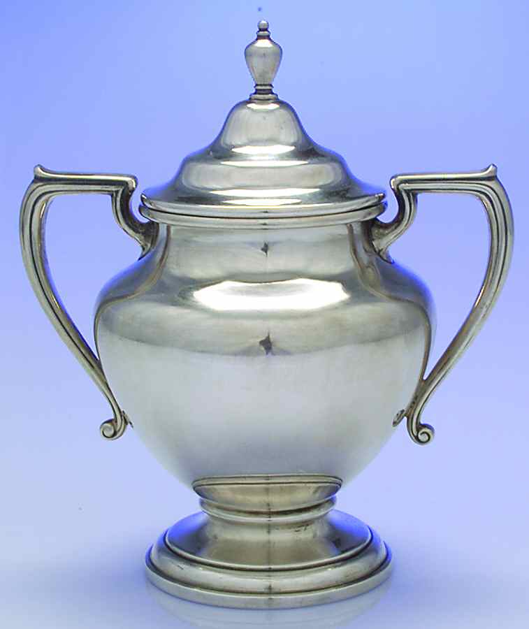 Coventry (Sterling, Hollowware) Sugar Bowl & Lid by Wallace Silver-1