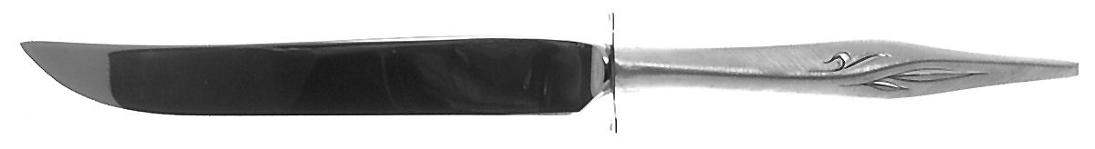 Dawn Mist (Sterling, Burnished, 1963) Small Steak Carving Knife with Stainless Blade by Wallace Silver-1