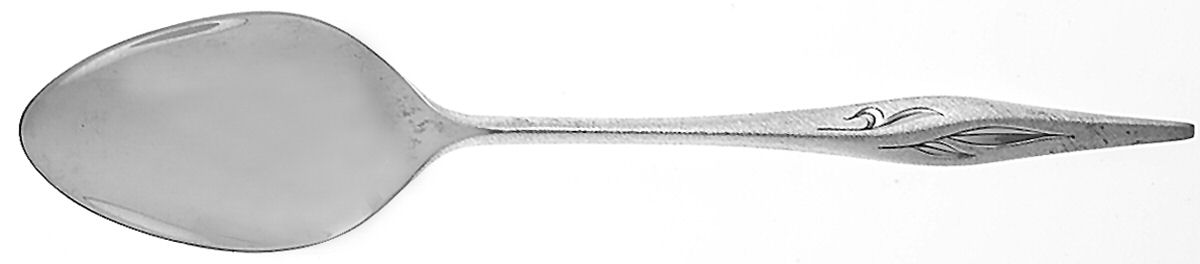 Dawn Mist (Sterling, Burnished, 1963) Dessert/Oval Soup Spoon by Wallace Silver-1