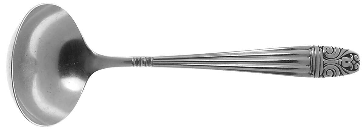 Danish Queen (Sears-Roebuck, Silverplate, 1944) Solid Gravy Ladle by Wallace Silver-1