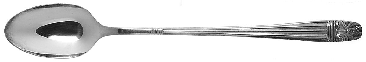 Danish Queen (Sears-Roebuck, Silverplate, 1944) Iced Tea Spoon by Wallace Silver-1