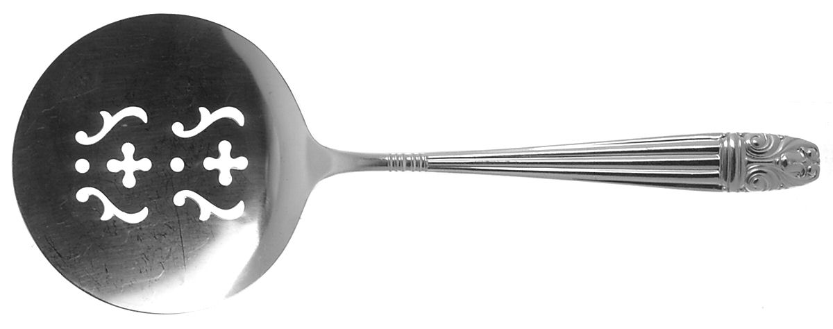Danish Queen (Sears-Roebuck, Silverplate, 1944) Tomato Server, Solid Piece by Wallace Silver-1