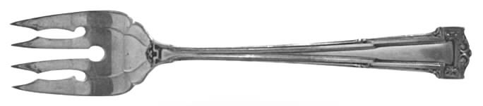 Dauphine (Sterling, 1916) Large Ramekin Fork by Wallace Silver-1