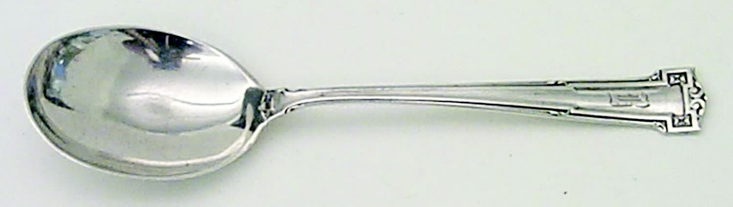 Dauphine (Sterling, 1916) Round Bowl Soup Spoon (Gumbo) by Wallace Silver-1