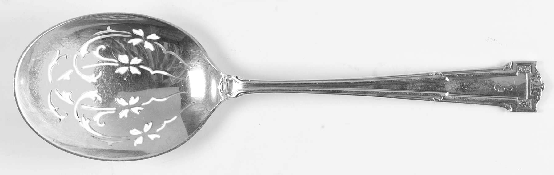 Dauphine (Sterling, 1916) Ice Serving Spoon Large by Wallace Silver-1