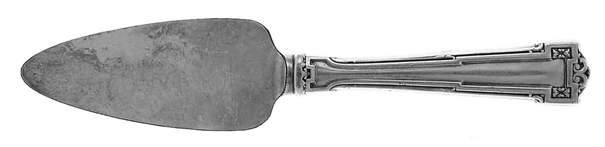 Dauphine (Sterling, 1916) Cheese Server with Silverplate Blade by Wallace Silver-1