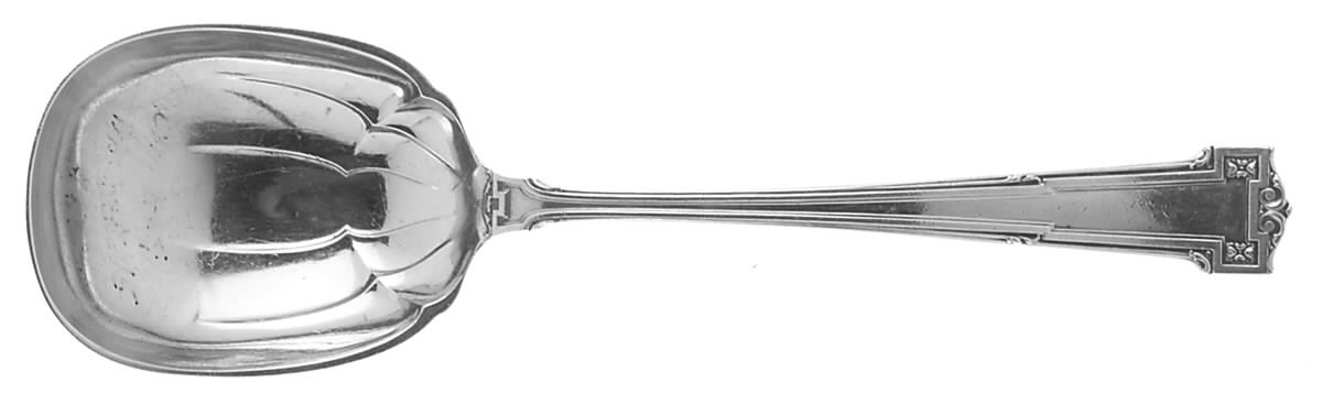 Dauphine (Sterling, 1916) Preserve Spoon by Wallace Silver-1