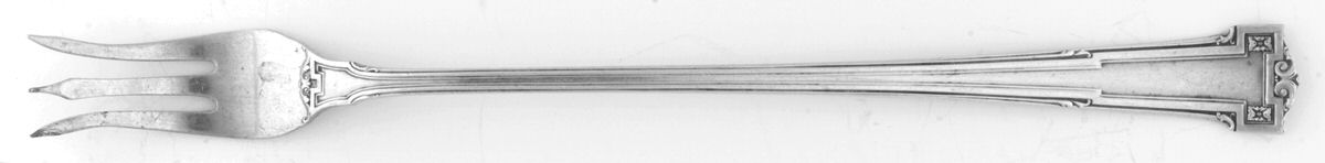 Dauphine (Sterling, 1916) Long Handle Pickle/Olive Fork by Wallace Silver-1