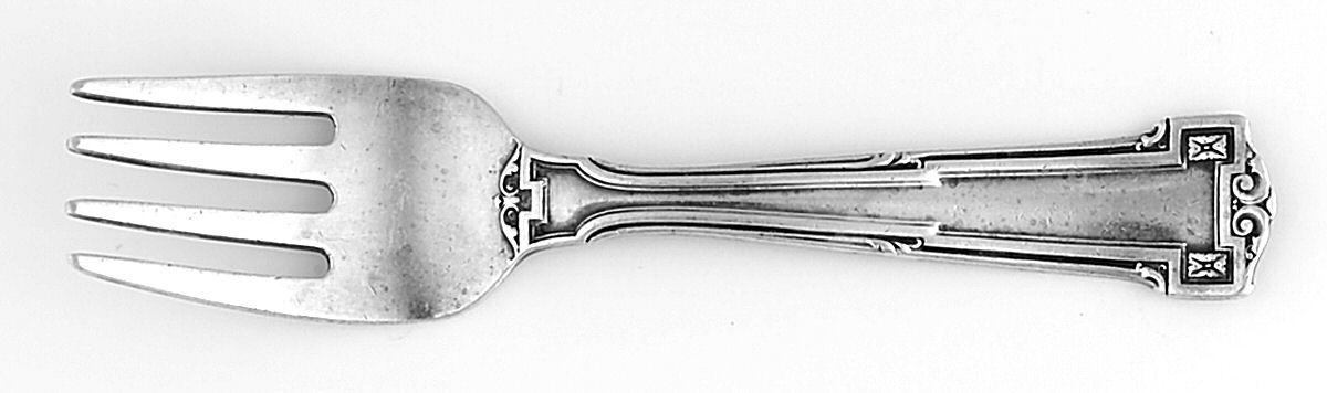 Dauphine (Sterling, 1916) Baby Fork by Wallace Silver-1